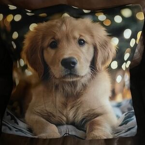 Golden Retriever Dog Pillow